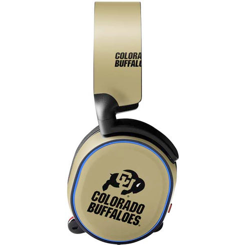 University of Colorado CU Collegiate Text SteelSeries Arctis 3 Skin